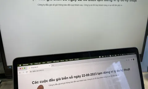 Đấu giá biển số - Nhiều người chờ hoàn cọc sau vụ lỗi hệ thống