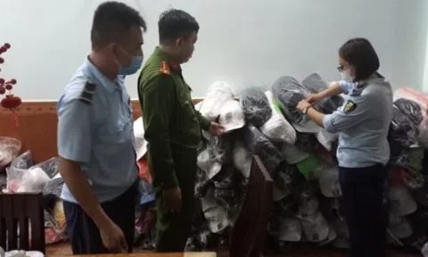 Bình Dương: Phát hiện hơn 32 nghìn mũ vải nghi vấn giả mạo các nhãn hiệu