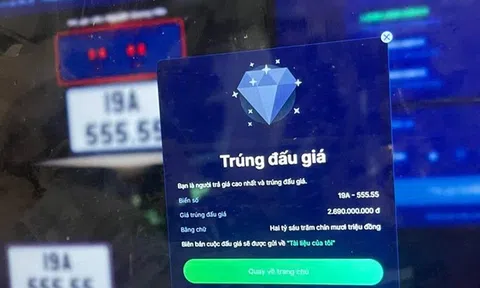 Ngày 25/9, tiếp tục đấu giá 48 biển số ô tô