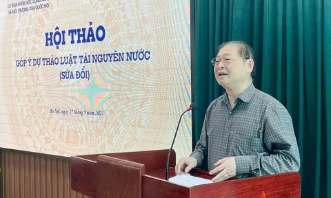 Góp ý Dự thảo Luật Tài nguyên nước (sửa đổi)