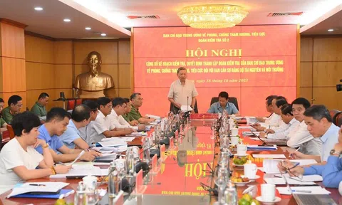 Công bố Kế hoạch kiểm tra đối với Ban cán sự đảng Bộ Tài nguyên và Môi trường