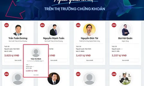 Thiếu gia nhà Chủ tịch Hòa Phát hoàn tất thương vụ nghìn tỷ, chen chân vào top 35 người giàu nhất sàn chứng khoán Việt