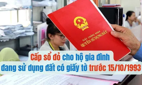 Quy định chi tiết về việc cấp sổ đỏ cho đất có giấy tờ trước ngày 15/10/1993