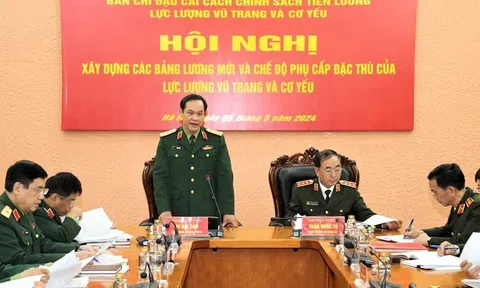 Xây dựng bảng lương mới và chế độ phụ cấp đặc thù đối với lực lượng Quân đội, Công an, Cơ yếu