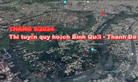 Thi tuyển quốc tế quy hoạch, kiến trúc bán đảo Bình Quới - Thanh Đa trong tháng 5/2024