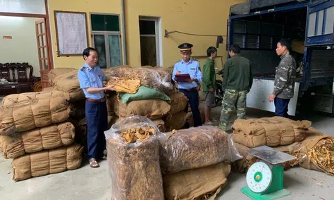 Lạng Sơn: Tạm giữ gần 15 tấn nguyên liệu thuốc lá có dấu hiệu vi phạm