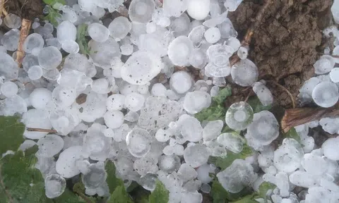 Mưa đá xuất hiện ở miền Bắc vào tháng 4 có bất thường?