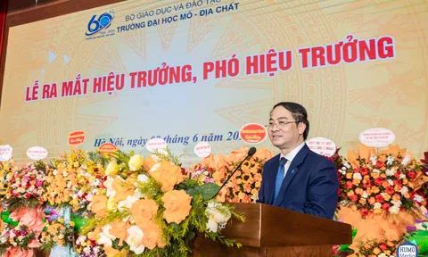 Trường Đại học Mỏ - Địa chất ra mắt Ban Giám hiệu nhiệm kỳ mới, mở ra giai đoạn phát triển mới