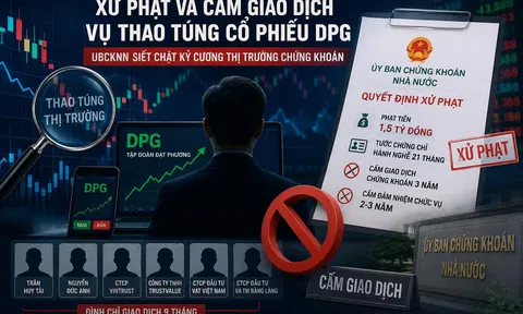Thao túng cổ phiếu DPG: UBCKNN mạnh tay xử phạt, cấm giao dịch đến 3 năm đối với cá nhân vi phạm
