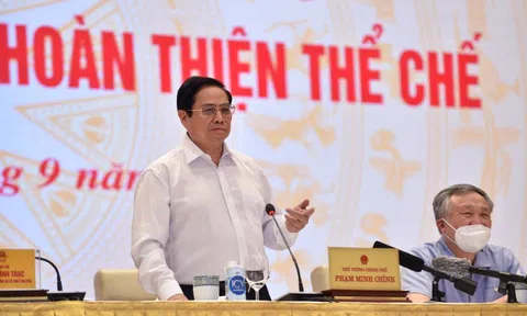 Thủ tướng Phạm Minh Chính: Xây dựng và hoàn thiện thể chế để bảo đảm là “đòn bẩy” kiến tạo phát triển