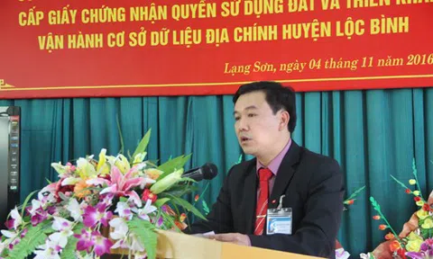 Vi phạm gây thiệt hại ngân sách, nguyên giám đốc sở TNMT Lạng Sơn bị kỷ luật