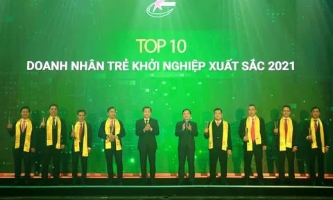 Vinh danh Doanh nhân trẻ khởi nghiệp xuất sắc năm 2021