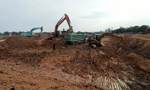 Tiên Du – Bắc Ninh: Dấu hiệu lợi dụng thi công dự án để khai thác đất trái phép