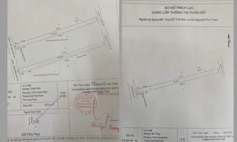 Kon Tum: Tình trạng “hét giá” vẽ trích lục thửa đất