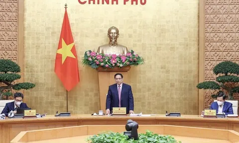 Thủ tướng chủ trì phiên họp Chính phủ chuyên đề xây dựng pháp luật