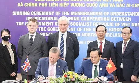 Việt Nam ký kết với Vương quốc Anh và Bắc Ireland về hợp tác giáo dục nghề nghiệp