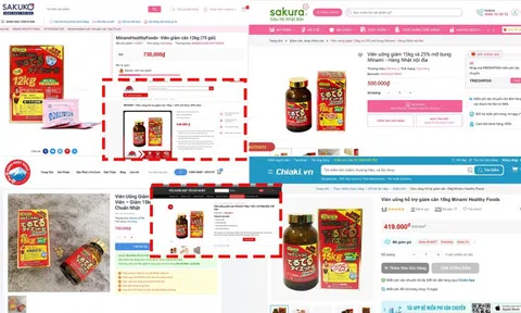 Cục An toàn thực phẩm đề nghị xử lý nghiêm sản phẩm giảm cân không phép trên Lazada và Shopee