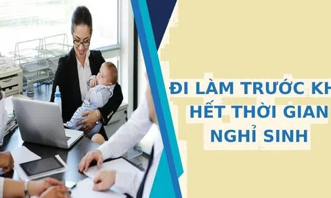 Tỷ lệ đóng BHXH khi đi làm sớm trước khi hết thời gian nghỉ thai sản
