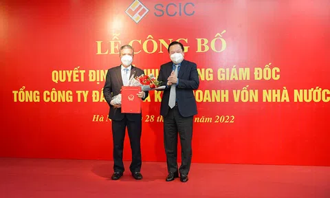 Trao Quyết định bổ nhiệm ông Nguyễn Quốc Huy giữ chức Tổng Giám đốc SCIC