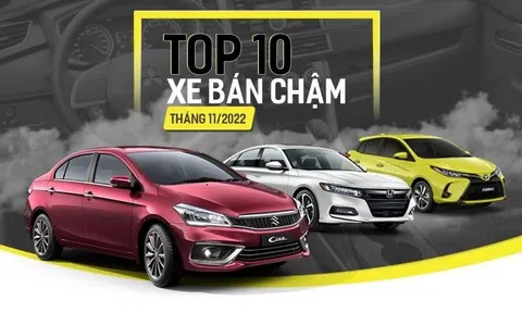 Top 10 mẫu xe bán chậm nhất Việt Nam tháng 11/2022: Honda Civic và KIA K5 bị xướng tên