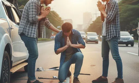 Góc nhìn pháp lý vụ ép tài xế quỳ xin lỗi sau va chạm giao thông