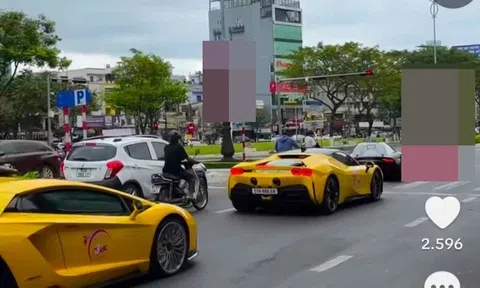Xử phạt dàn siêu xe ngang nhiên vượt đèn đỏ giữa trung tâm Đà Nẵng