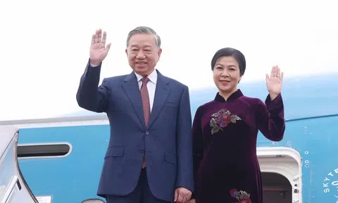 Tổng Bí thư, Chủ tịch nước Tô Lâm và Phu nhân bắt đầu thăm cấp Nhà nước đến Trung Quốc