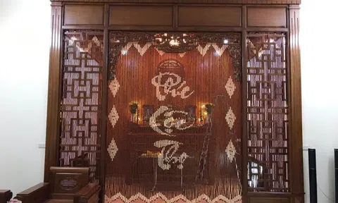 7 mẫu rèm cửa phòng thờ đẹp, hợp phong thủy hiện nay