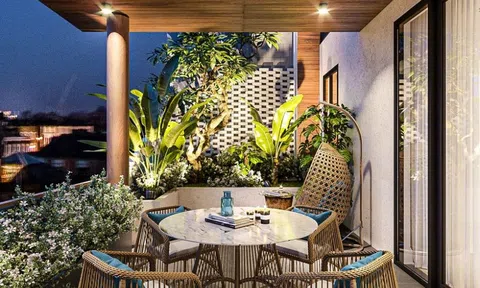 Mẫu thiết kế, trang trí ban công đẹp, ấn tượng