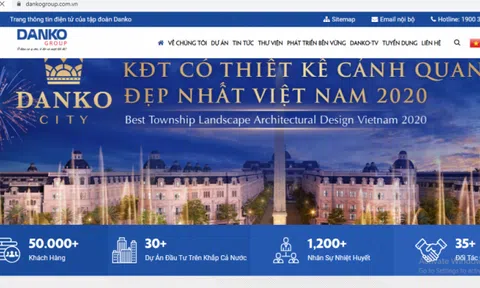 Công ty Cổ phần Tập đoàn Danko sử dụng website sai mục đích