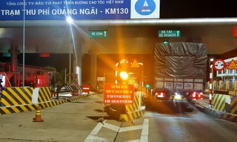 Tạm dừng thu phí tại 2 trạm trên cao tốc Đà Nẵng - Quảng Ngãi