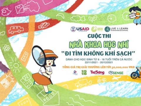 Nhà khoa học nhí “đi tìm không khí sạch”