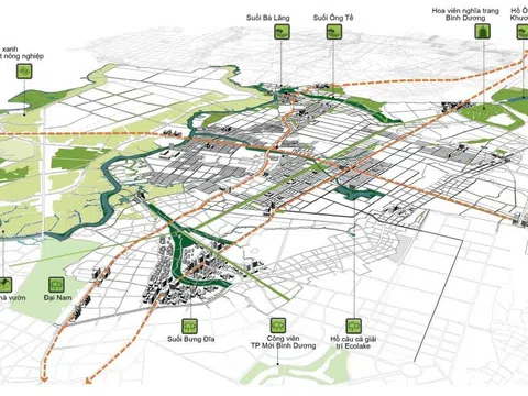 Quy hoạch 6 phân khu đô thị tại Bến Cát đến năm 2040