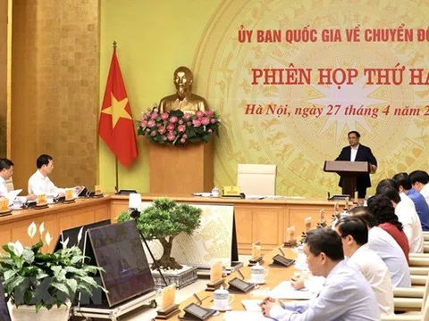 Thủ tướng Phạm Minh Chính chủ trì phiên họp Ủy ban Quốc gia về chuyển đổi số