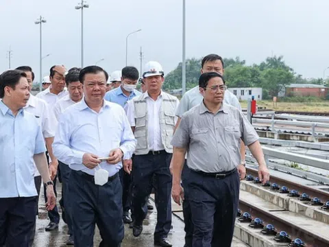 Thủ tướng thị sát dự án đường sắt Nhổn-Ga Hà Nội