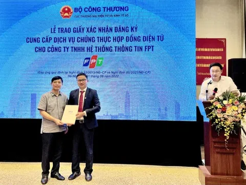 5 doanh nghiệp đầu tiên được phép cung cấp dịch vụ chứng thực hợp đồng điện tử