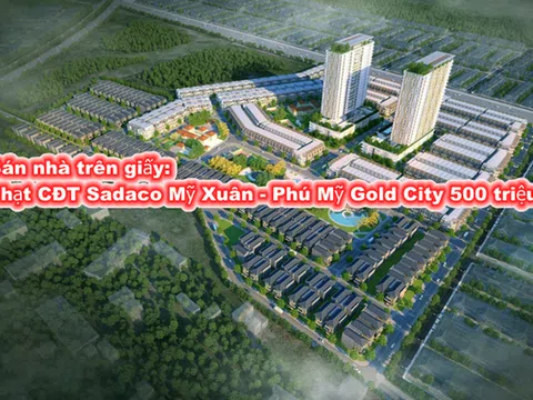 Phạt công ty Sadaco Mỹ Xuân 500 triệu vì bán đất trên giấy tại dự án Sadaco Mỹ Xuân - Phú Mỹ Gold City