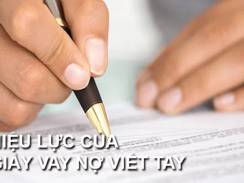 Cho mượn tiền bằng giấy viết tay có đòi lại được không?