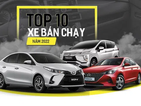 Top 10 xe bán chạy nhất năm 2022: Toyota Vios trở lại ngôi vương, nhiều tân binh tạo điểm nhấn