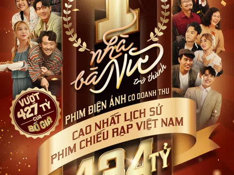 'Nhà bà Nữ' vượt mặt 'Bố già', trở thành phim điện ảnh Việt có doanh thu cao nhất với con số cực khủng