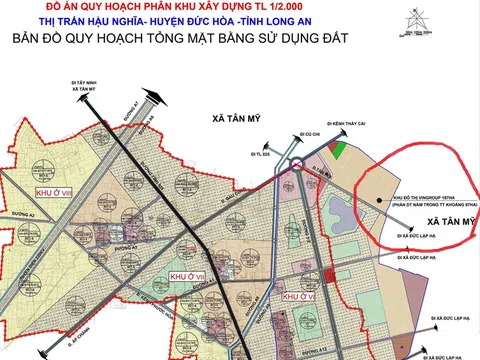 Trình Thủ tướng Chính phủ dự án Khu đô thị mới Hậu Nghĩa - Đức Hòa