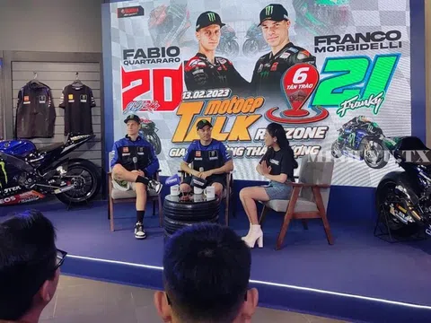 2 tay đua MotoGP của Yamaha lần đầu đến Việt Nam