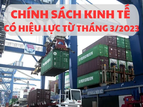 Những chính sách kinh tế mới có hiệu lực từ tháng 3 tới