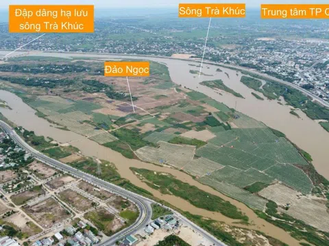 Quảng Ngãi sẽ xây dựng đại đô thị Đảo Ngọc An Phú giữa sông Trà Khúc ra sao?