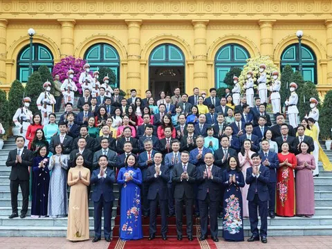 Chủ tịch nước Võ Văn Thưởng gặp gỡ cán bộ Văn phòng Chủ tịch nước