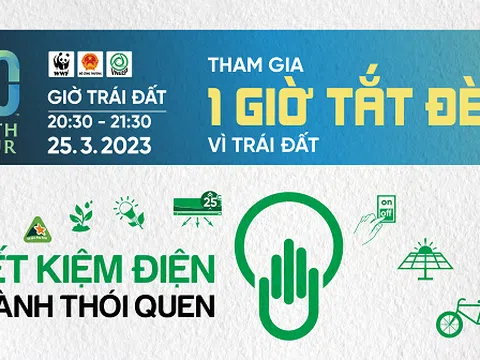 Chiến dịch Giờ Trái đất năm 2023 lan toả thông điệp “Tiết kiệm điện – thành thói quen”