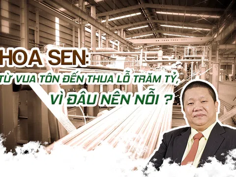 Vừa sản xuất vừa bán lẻ, “vua tôn” Hoa Sen lỗ gần 7 tỷ mỗi ngày