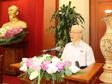 Tổng Bí thư Nguyễn Phú Trọng gặp mặt Nhóm nữ đại biểu Quốc hội Việt Nam khóa XV