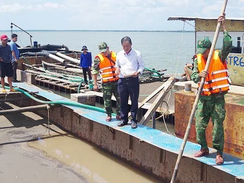 Ngăn chặn hoạt động khai thác cát trái phép