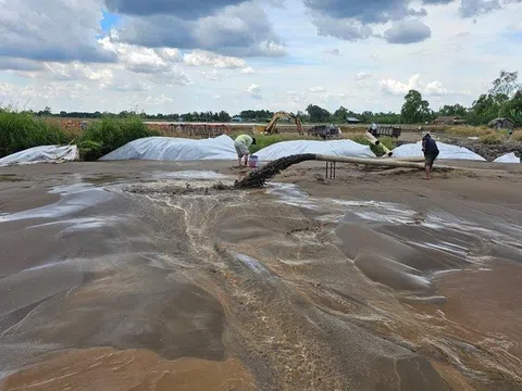 Tin vui về nguồn vật liệu cho các dự án giao thông trọng điểm khu vực Đồng bằng sông Cửu Long